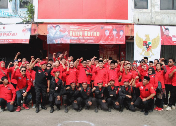 Peringati Hari Lahir Pancasila ke-80, PDI-Perjuangan Kota Tangerang Gelar Upacara Pengibaran Bendera Merah Put
