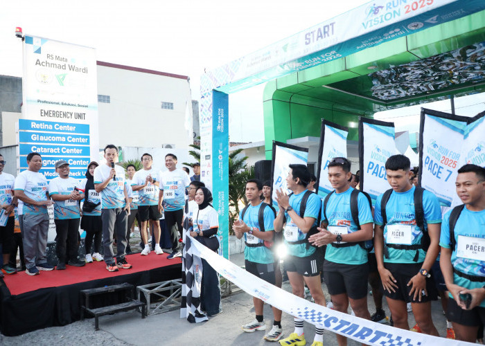 Peringati HUT ke-7 RS Mata Achmad Mawardi, Ratusan Warga Antusias Meriahkan Run For Vision 2025