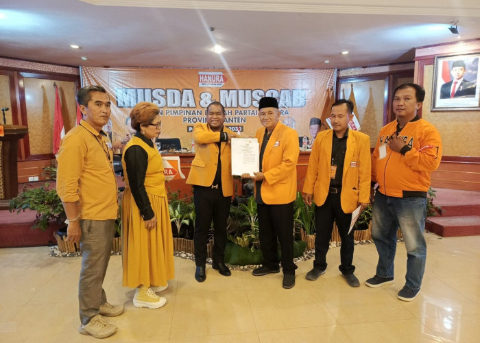 Agus Fahrudin Jadi Ketua Hanura Banten