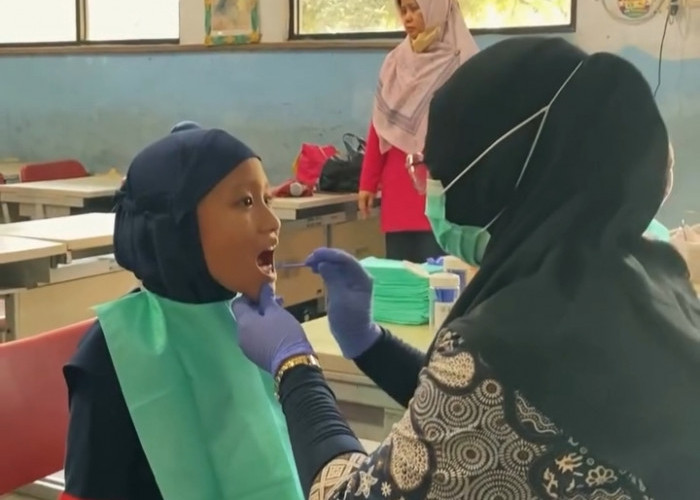 Siswa SDN Karawaci 8 Antusias Ikuti Edukasi Kesehatan Gigi