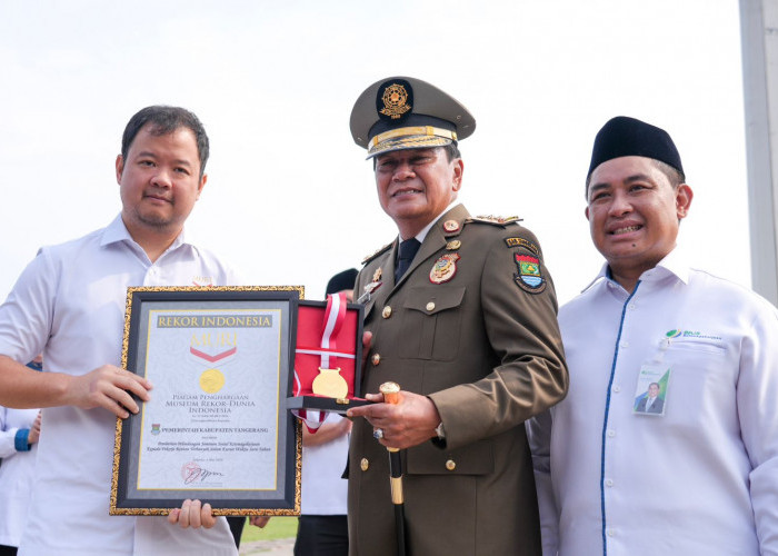 Lindungi 500 Ribu Pekerja Rentan, Kabupaten Tangerang Raih Rekor MURI