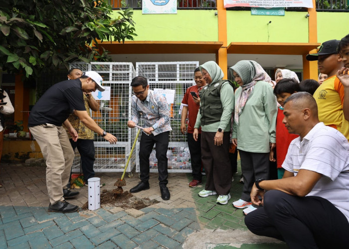 Pilar Ajak Siswa Biasakan Pilah Sampah Sejak Dini, Peringatan HPSN 2026 di SDN Pondok Jagung 02