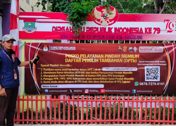 Panitia Pemungutan Suara Buka Posko Pelayanan Pindah Memilih