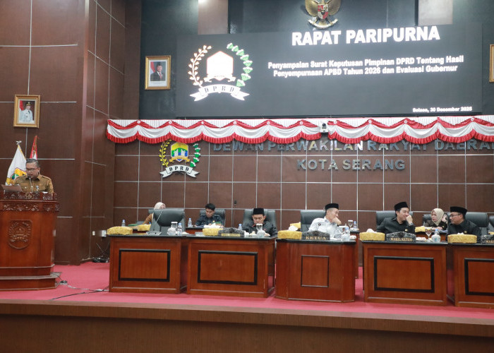 APBD Kota Serang 2026 Defisit Rp49,8 Miliar