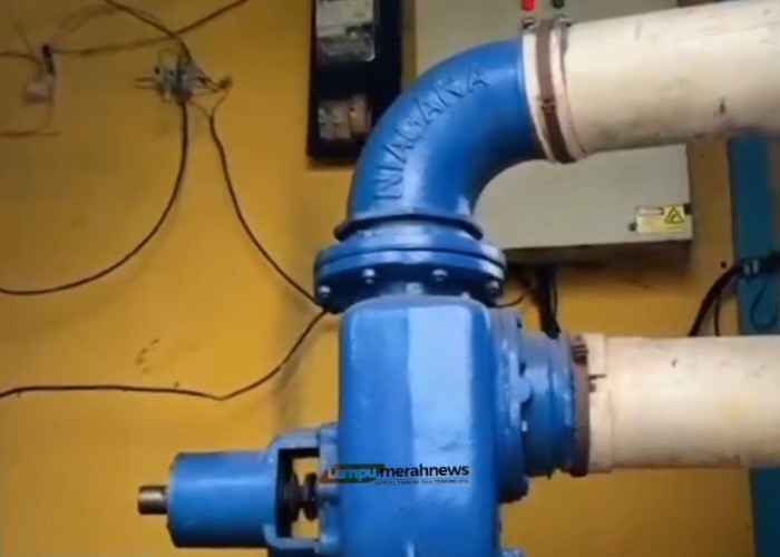 Pompa Penyedot Banjir di Cimone Jaya Digondol Maling