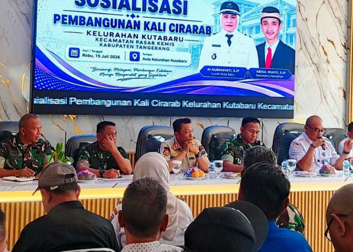 Camat Pasar Kemis Gandeng Kodam Jaya, Normalisasi Sungai Cirarab