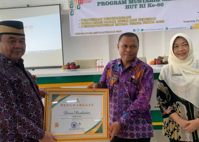 Penghargaan Baznas Award dan Distribusikan Modal UMKM 2025, Sekda: Zakat Instrumen Penting Pembangunan