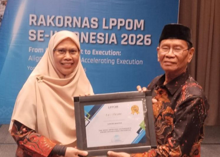 LPPOM Banten Sabet Penghargaan Nasional
