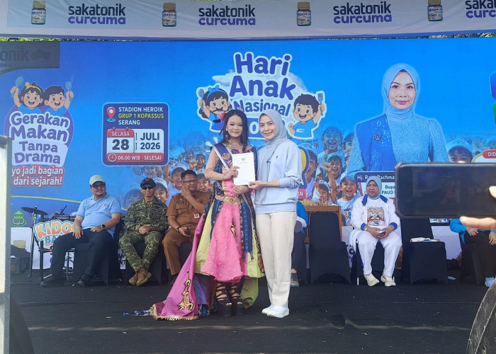 Ciptakan Lingkungan Aman dan Ramah Anak, 20 Ribu Anak Kabupaten Serang Hadiri Puncak HAN