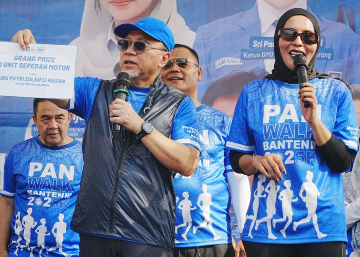 Komitmen Dekat dengan Masyarakat, Zulkifli Hasan Buka Gerak Jalan HUT PAN 2025