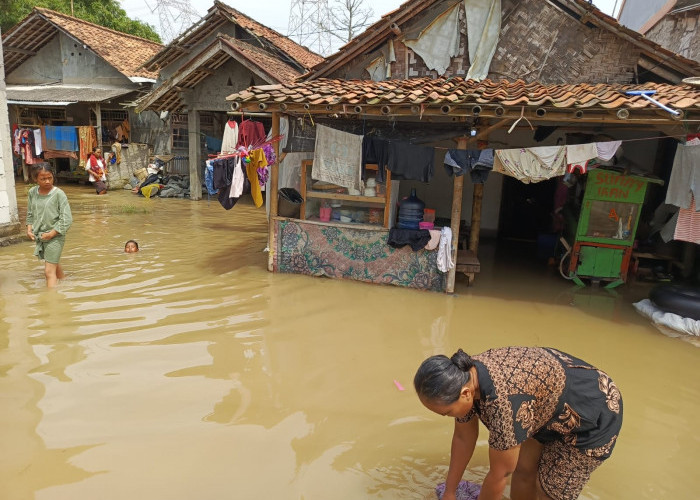 Cerita Warga Songgom Cilotik, Pernah Ada Buaya Lewat Saat Banjir