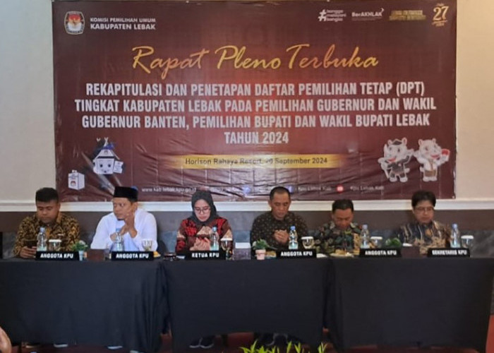 KPU Lebak tetapkan DPT sebanyak 1.057.325 jiwa