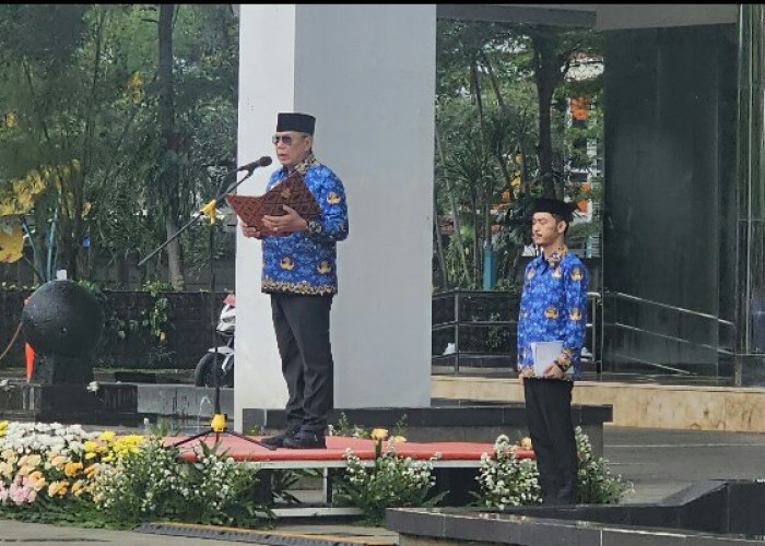 Pimpin Apel Hari Kesadaran, Benyamin Ajak ASN Disiplin Kerja