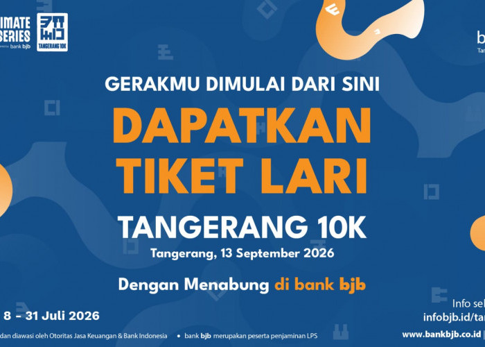 Menabung Sambil Bersiap Berlari, bank bjb Ajak Masyarakat Ramaikan Tangerang 10K
