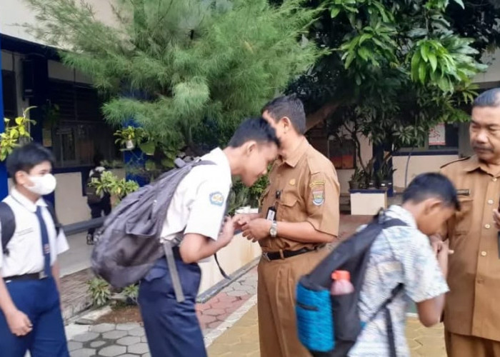 SMPN 3 Cikupa Kembali Aktifkan Tradisi Sambut Siswa