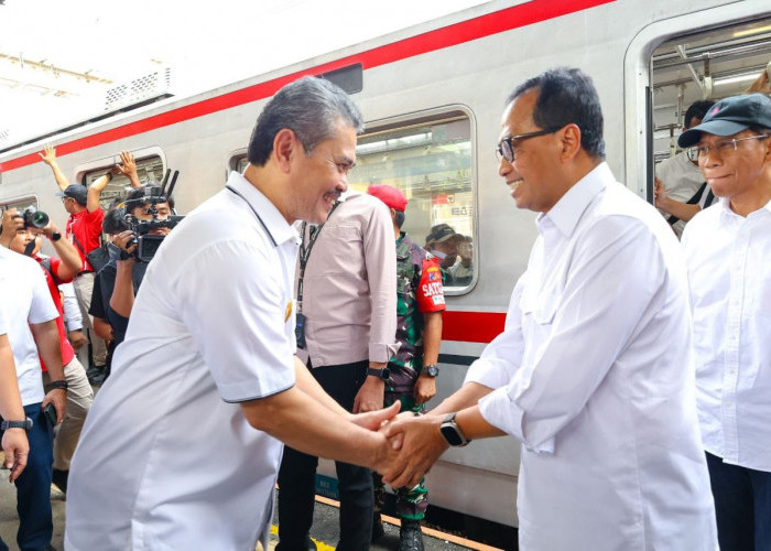 Pjs Wali Kota Tangsel Dampingi Menhub Resmikan Peningkatan Fasilitas Stasiun Jurang Mangu