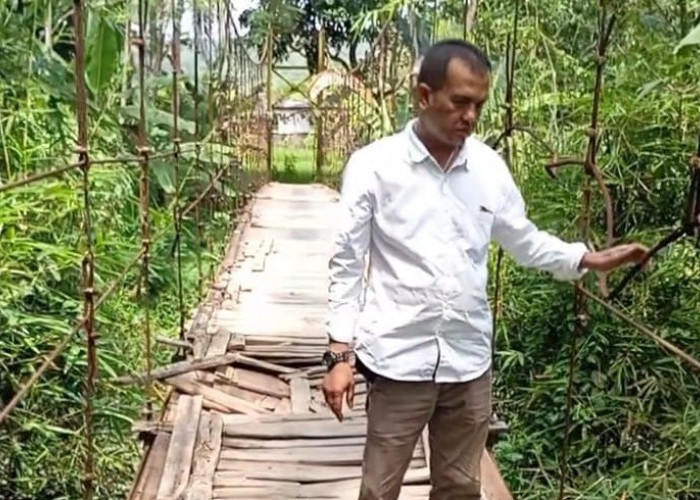 Ratusan Jembatan Gantung Tidak Layak