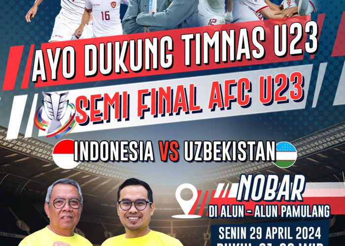 Wali Kota Benyamin Ajak Warga Dukung Perjuangan Timnas U-23 Lawan Uzbekistan