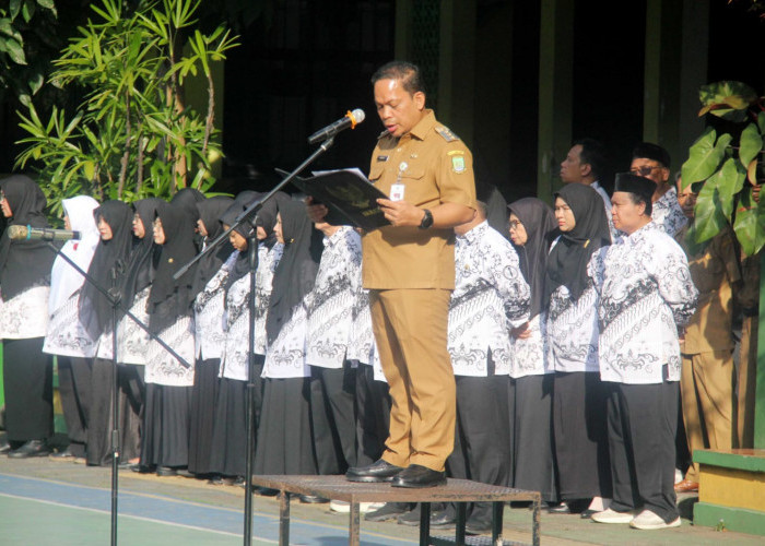 Momen HGN, Pj Wali Kota Tangerang Sebut Kesejahteraan Guru  Menjadi Prioritas