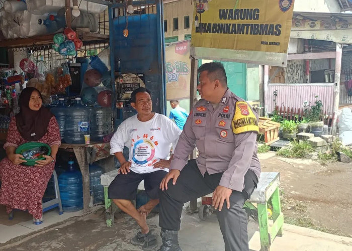 Polsek Cisoka Gencarkan Program Warung Bhabinkamtibmas