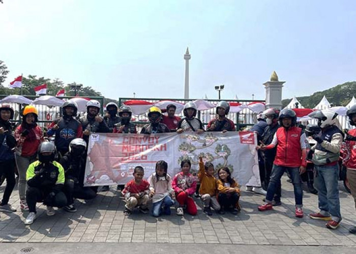 70 Bikers Honda Rayakan Kemerdekaan dengan Susuri Sejarah Jakarta