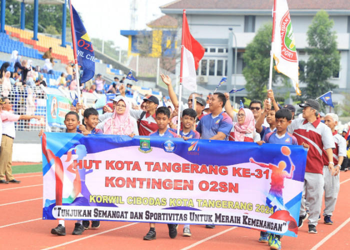 O2SN Kota Tangerang 2024 Resmi Dibuka, 810 Atlet SD dan SMP Siap Bertanding