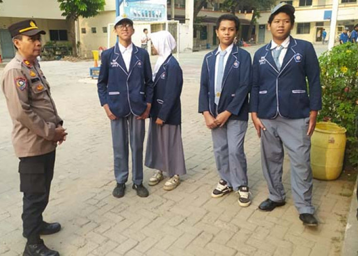 Polsek Pamulang Ingatkan Siswa Bijak Bermedsos
