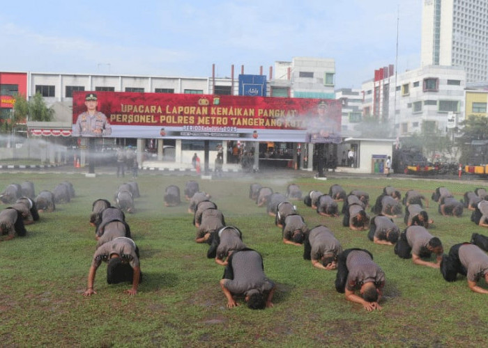102 Anggota Polres Metro Tangerang Kota Peroleh Kenaikan Pangkat Periode 1 Juli 2025