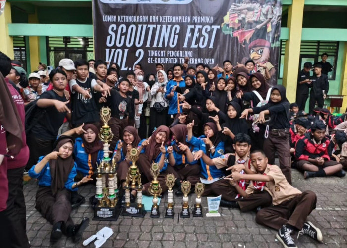 SMPN 2 Cikupa Borong Juara Lomba Scouting Fest