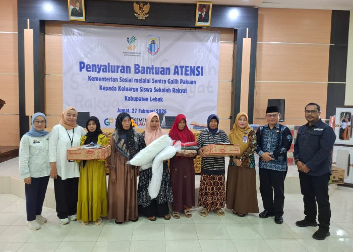 Pemkab Lebak Salurkan Bantuan Penunjang Sekolah Rakyat