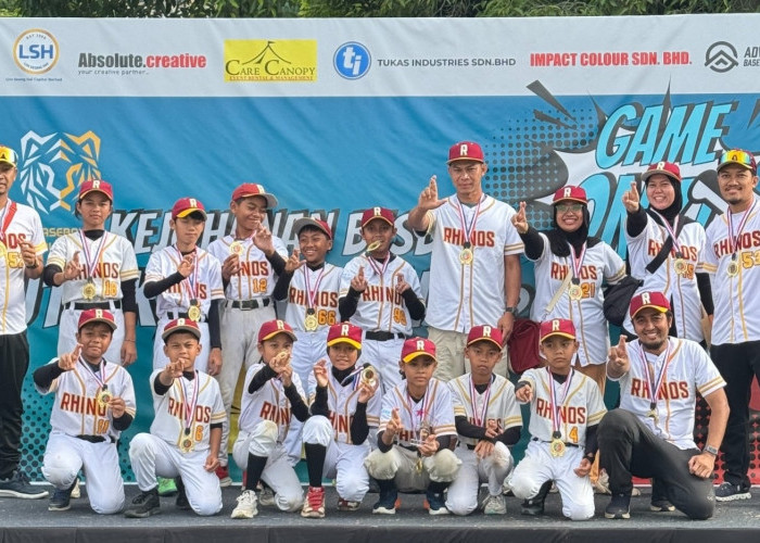 National & International Invitation Baseball Championship 2025, Rhinos U12 Juara di Malaysia