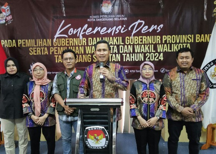 KPU Tangsel Resmi Tetapkan Dua Paslon Pilkada 2024