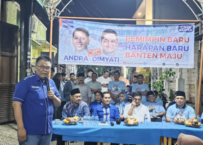 Demokrat Tangerang Launching Rumah Kemenangan Andra Soni-Dimyati Natakusumah