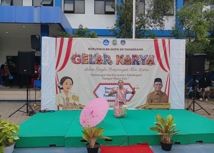 Perayaan Puncak Hari Kartini di SMPN 30 Tangerang, Semangat Kartini Hidupkan Kreativitas Siswa 