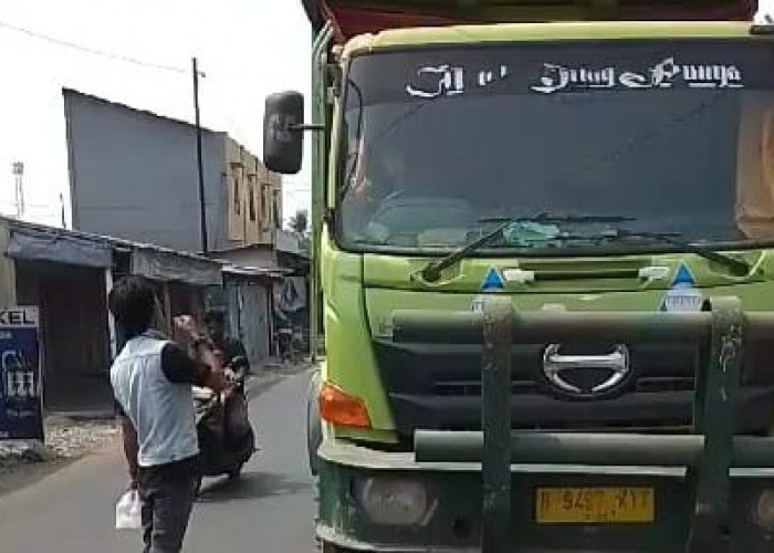 BPPKB Banten Kecamatan Pakuhaji Siaga Putar Balik Dump Truk Tanah yang Langgar Jam Operasional