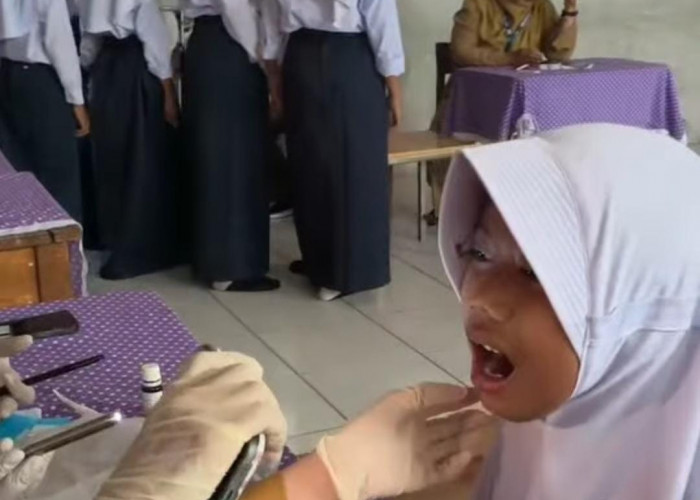 SMPN 1 Sukadiri Gelar Cek Kesehatan Gratis