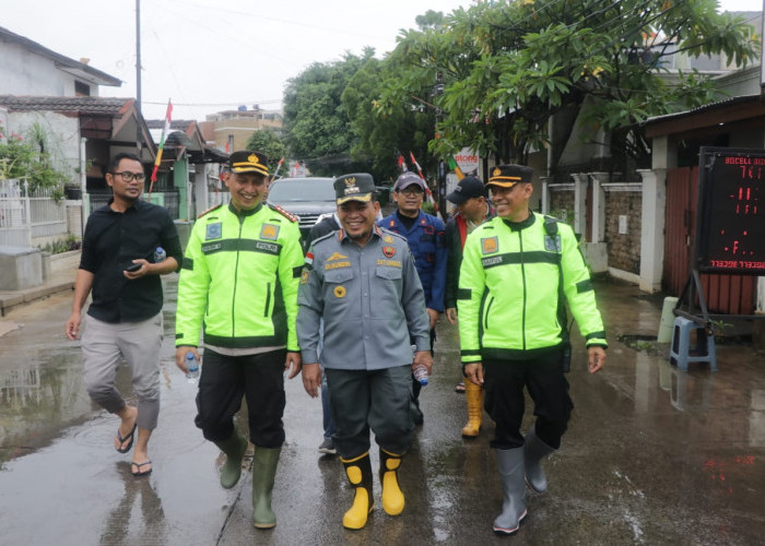 TPS Terdampak Banjir di Kota Tangerang, Kapolres: Logistik Pemilu Aman