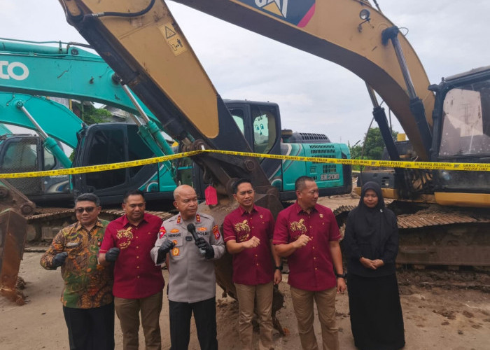 Polda Ringkus 8 Pelaku Tambang Ilegal