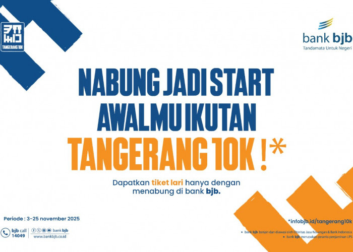 bank bjb Ajak Masyarakat Menabung Sambil Berlari di Tangerang 10K