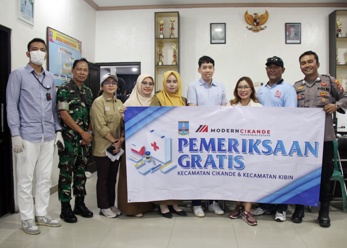 Modern Cikande Bangun Kepedulian Lingkungan, Berkontribusi Lewat Pemeriksaan Kesehatan Gratis Bagi 1.250 Warga