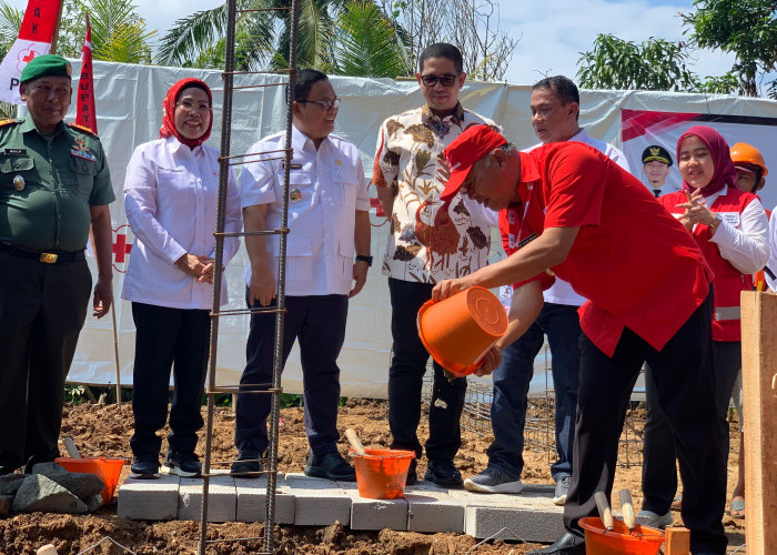 Gedung Baru PMI Lebak Mulai Dibangun