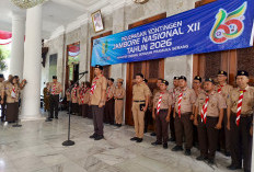 Saat Melepas ke Jamnas XII, Sekda Minta 32 Pramuka Jaga Kedisiplinan dan Kekompakan