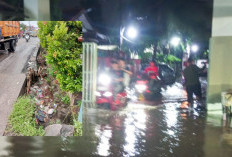 Saluran Air Puri Mekar Tersumbat Turap