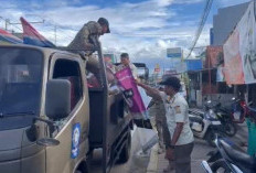 Tindaklanjuti Instruksi Presiden, Ratusan Baliho dan Spanduk Ilegal Ditertibkan