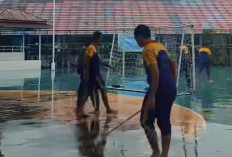 Meski Hujan, Siswa SMPN 2 Pagedangan Anti Mager