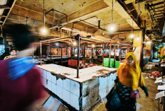 Pedagang Daging Pasar Rau Mogok Berjualan