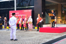 BRI Region 8 Jakarta 3 Gelar Upacara HUT ke-81 RI, Pegawai Kenakan Pakaian Adat Nusantara