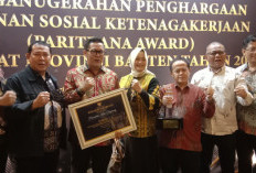 BPJS Ketenagakerjaan Kanwi Banten Apresiasi Kepesertaan Melalui Penghargaan Paritrana Award