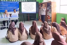 SMPN 4 Pakuhaji Gandeng Polsek Gelar Sosialisasi Narkoba 
