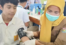 SMPN 1 Sukamulya Gelar Pengecekan Kesehatan Gratis, Tidak Ada Siswa Mengidap Diabetes 